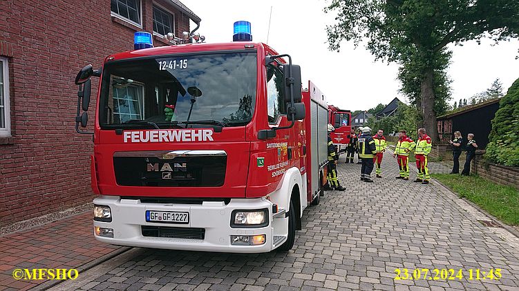 B2 ausgel. Warnmelder Schmiedestraße, Betzhorn