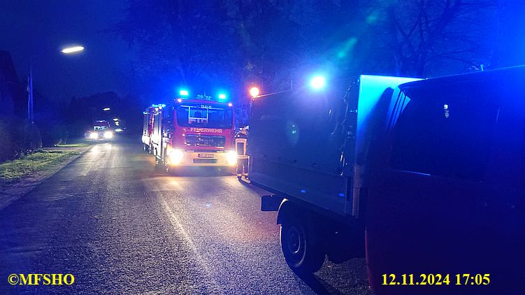 B2 Feuer auf Balkon Betzhorn, Heiliger Hain Str.