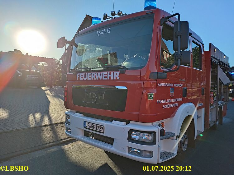 B_2 ausgelöster Heimrauchmelder Wah Rährweg