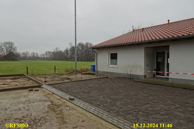 Parkplatz für die Einsatzkräfte