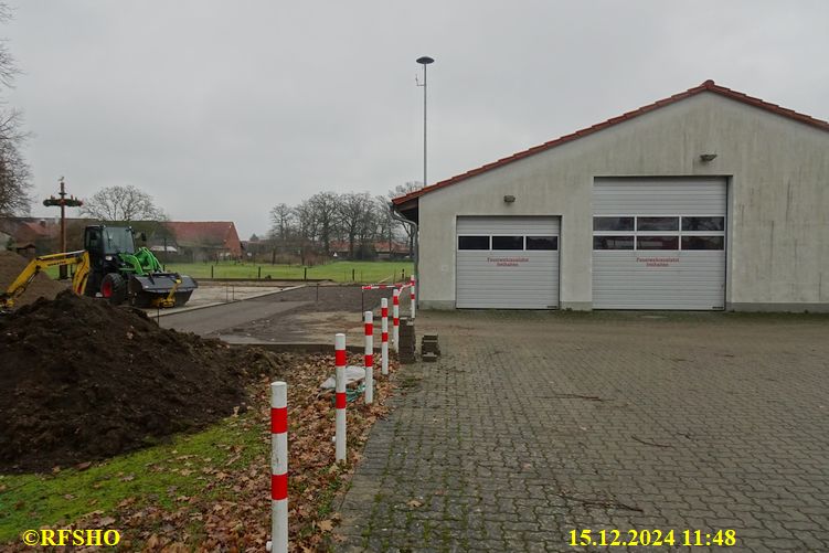 Parkplatz für die Einsatzkräfte