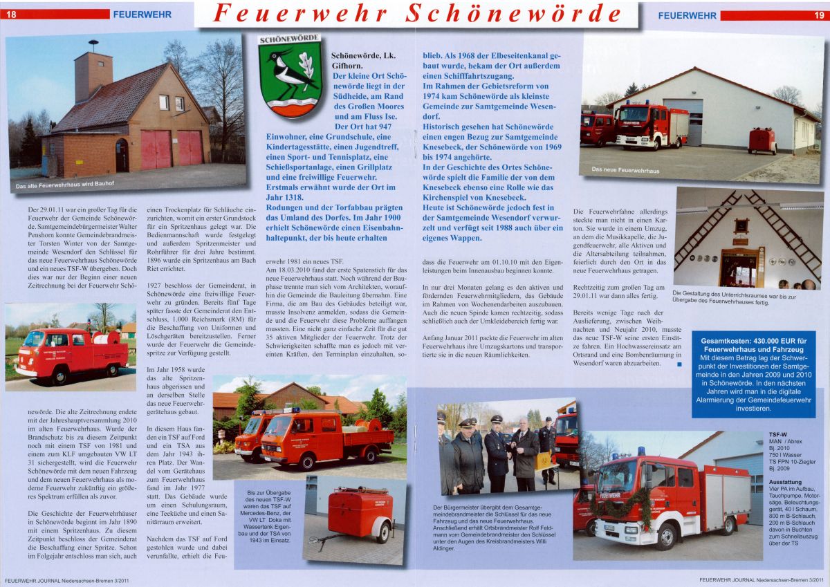 Feuerwehr Journal Mittelblatt