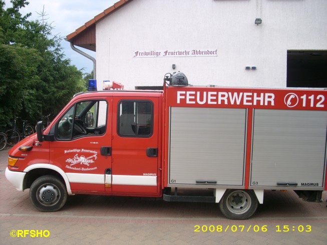 TSF-W der Feuerwehr Abbendorf