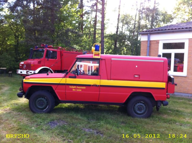 Fahrzeuge der TrÜbPl Feuerwehr