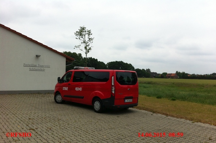 Delegation der Feuerwehr aus dem Landkreis Radziejow (Polen)