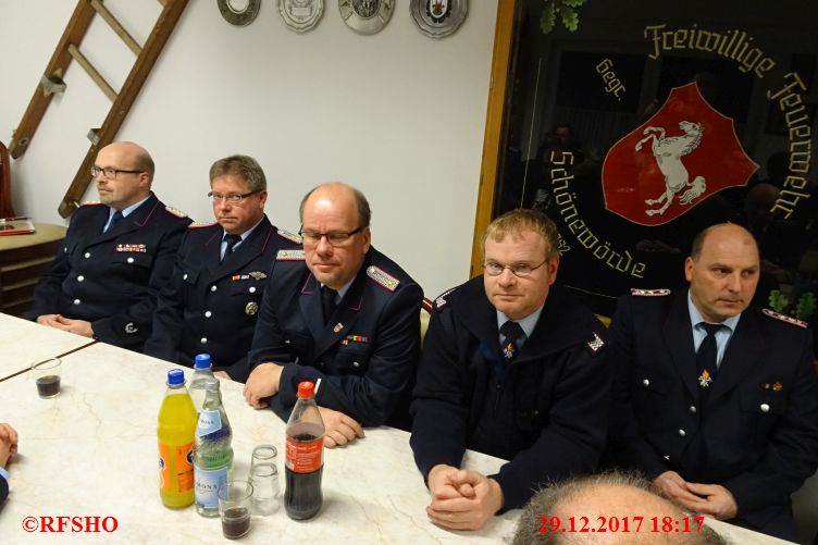 Jahreshauptversammlung im Feuerwehrhaus